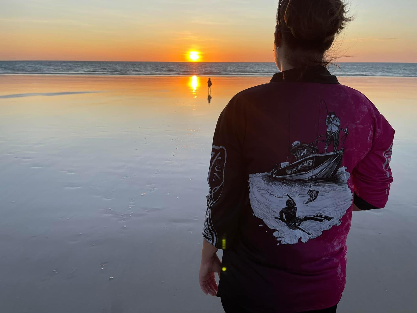 Adult Fishing Shirt "The Original" Pink