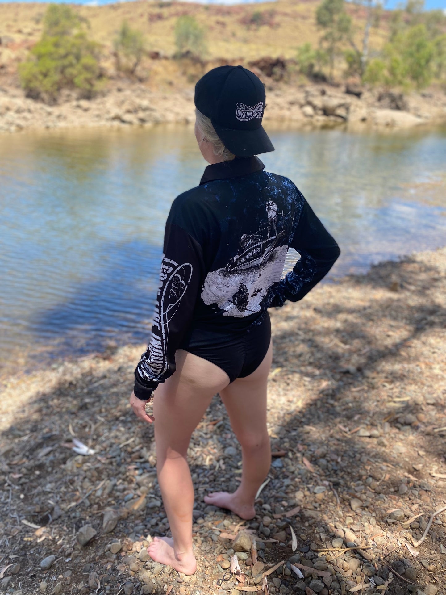 Adult Fishing Shirt "The Original" Blue