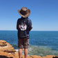 Kids Fishing Shirt "The Original" Blue
